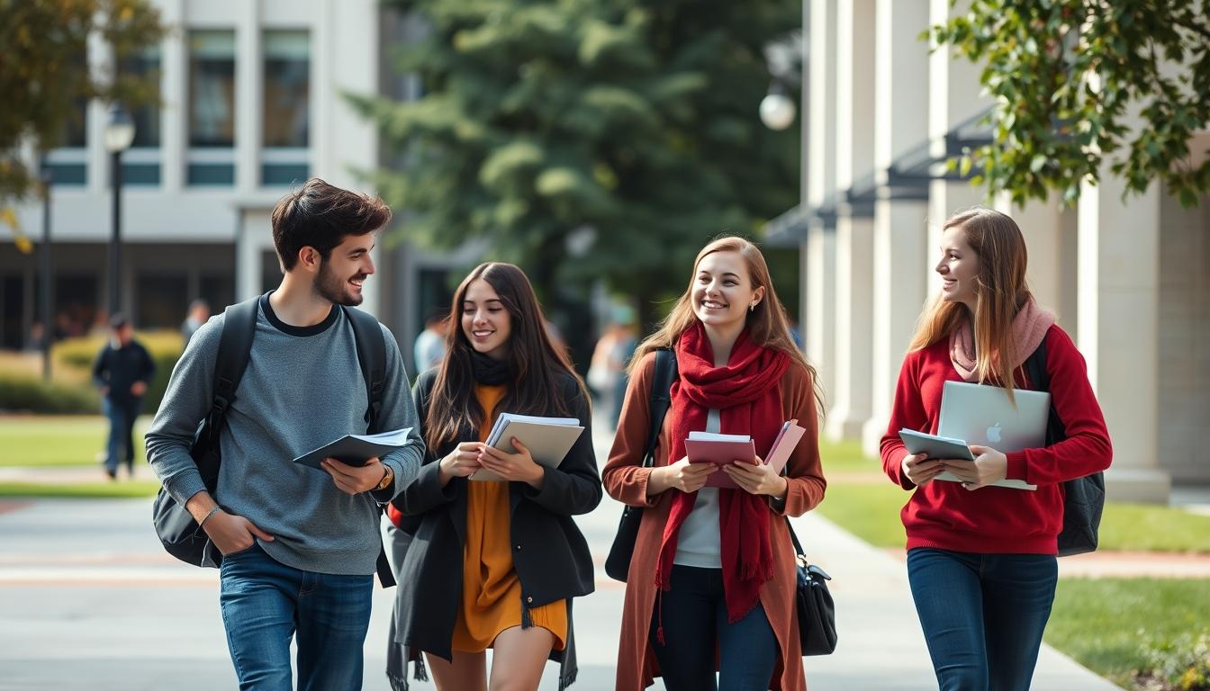 University campus and academic environment in Madrid
